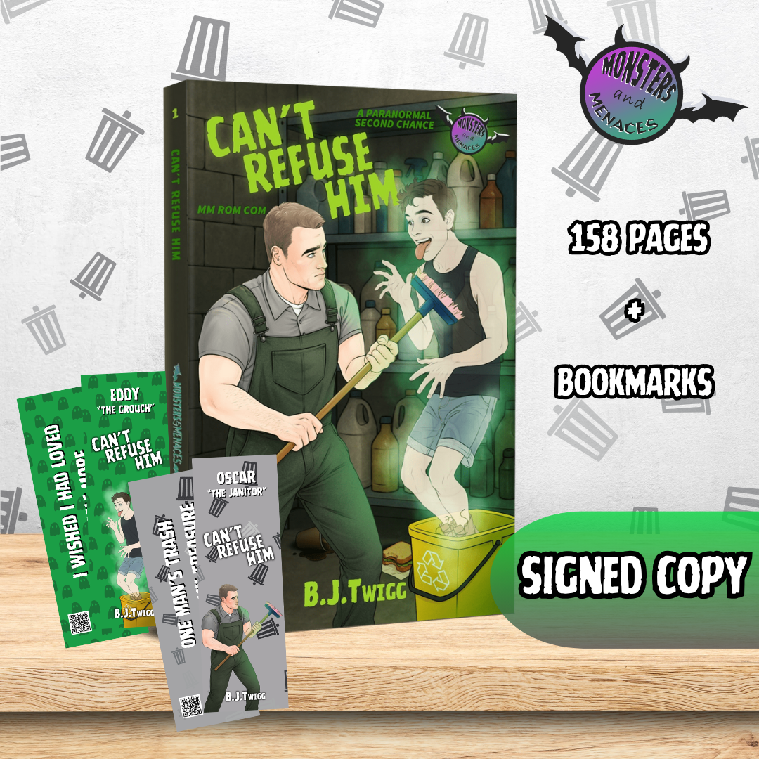 Can't Refuse Him: A Second Chance MM Paranormal Romance - Signed Copy + Bookmarks
