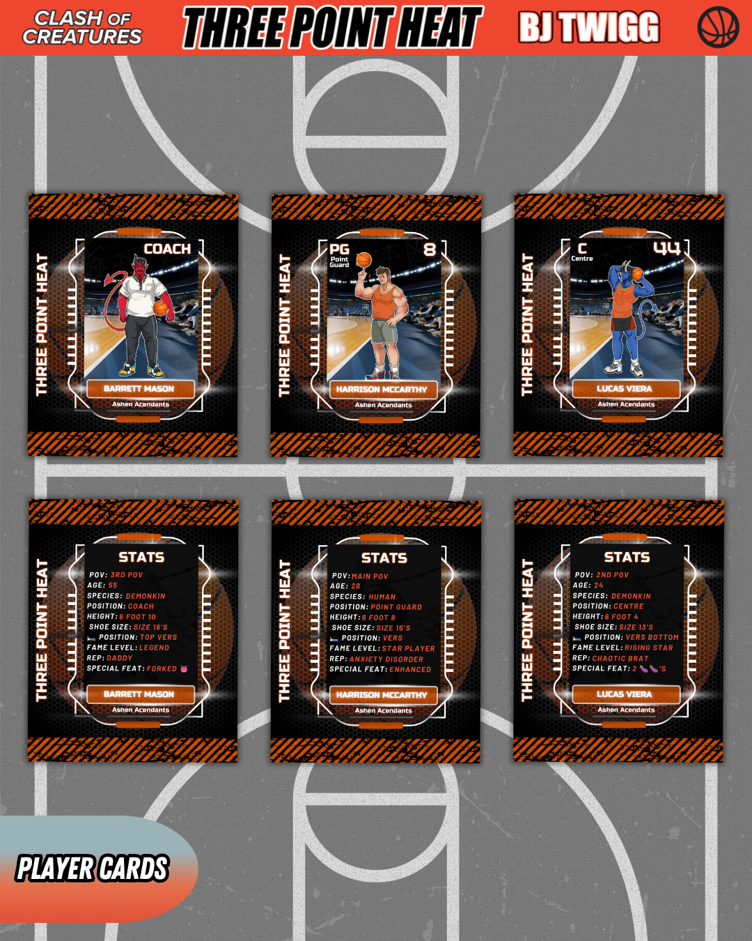 Three Point Heat - Paperback + Player Cards