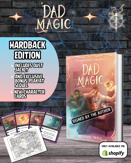Hardback Edition - Dad Magic: The Monarch Children Saga - Found Family Edition